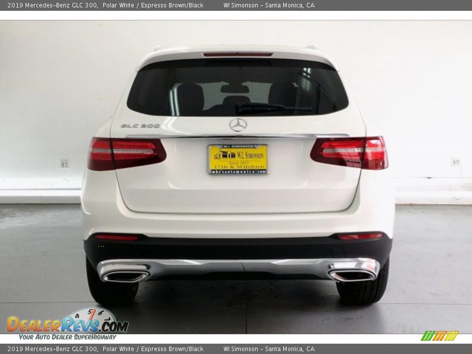 2019 Mercedes-Benz GLC 300 Polar White / Espresso Brown/Black Photo #3