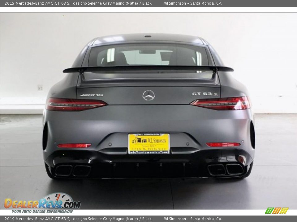 2019 Mercedes-Benz AMG GT 63 S designo Selenite Grey Magno (Matte) / Black Photo #3