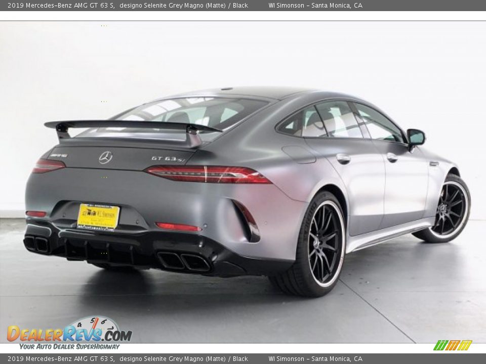 2019 Mercedes-Benz AMG GT 63 S designo Selenite Grey Magno (Matte) / Black Photo #16