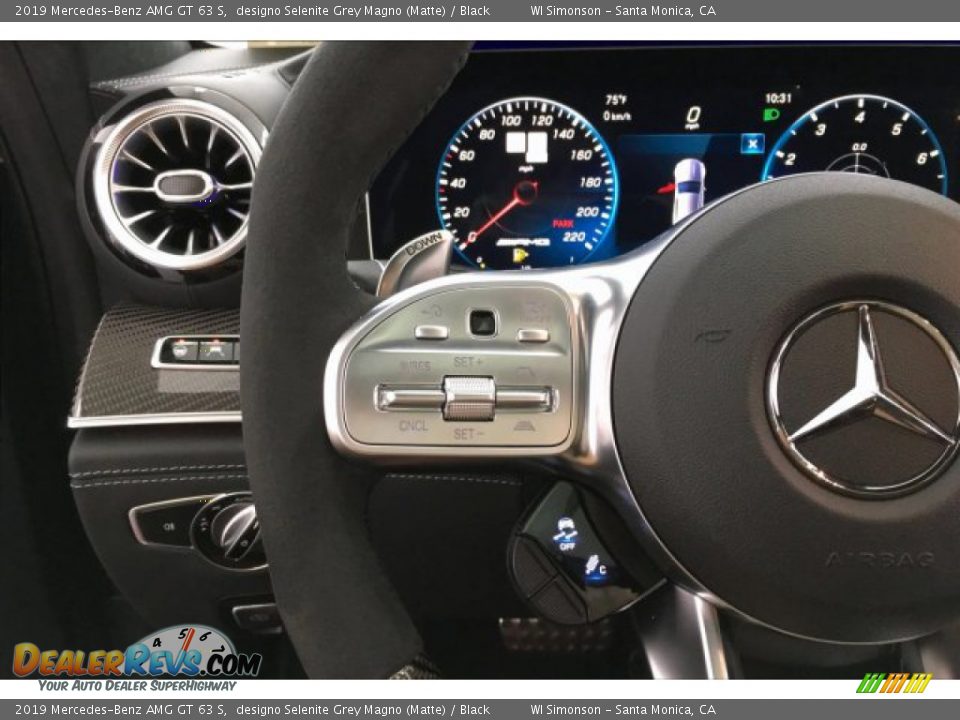 2019 Mercedes-Benz AMG GT 63 S Steering Wheel Photo #18