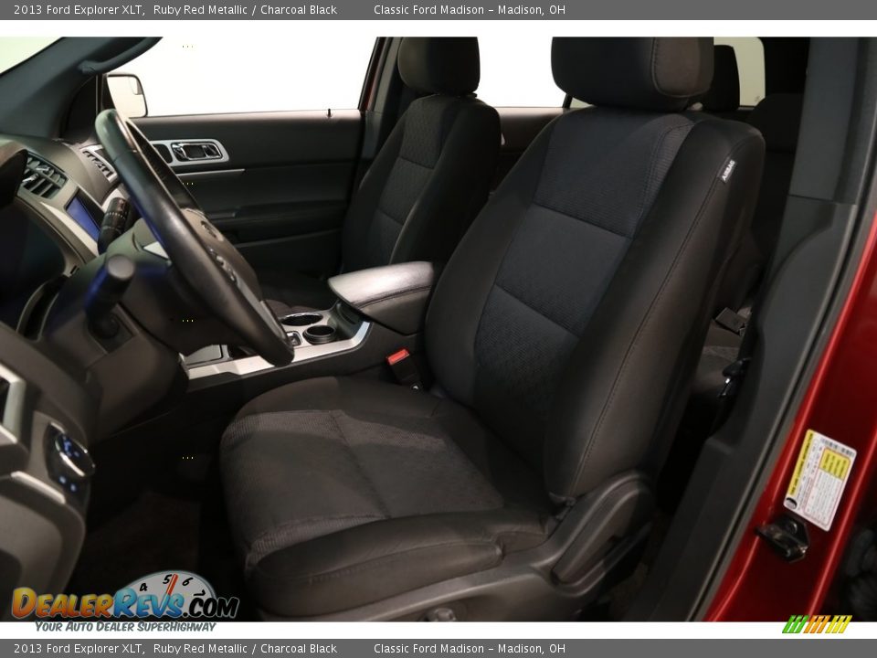 2013 Ford Explorer XLT Ruby Red Metallic / Charcoal Black Photo #6