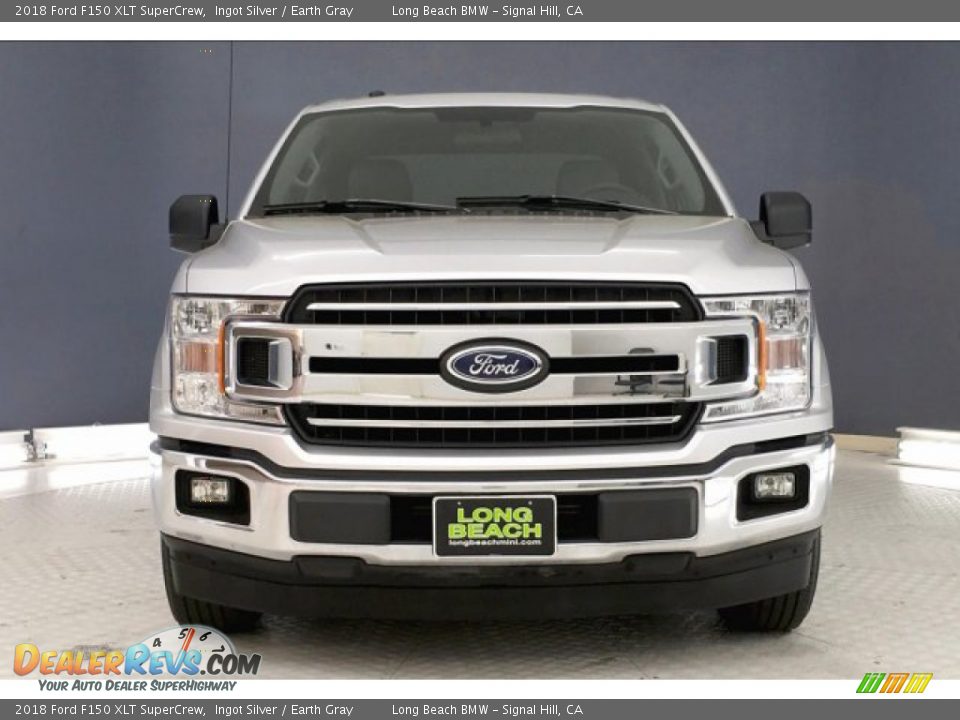 2018 Ford F150 XLT SuperCrew Ingot Silver / Earth Gray Photo #2