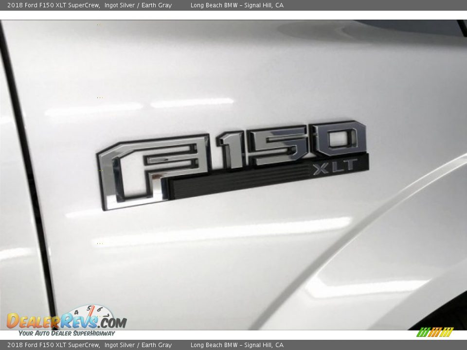 2018 Ford F150 XLT SuperCrew Ingot Silver / Earth Gray Photo #7