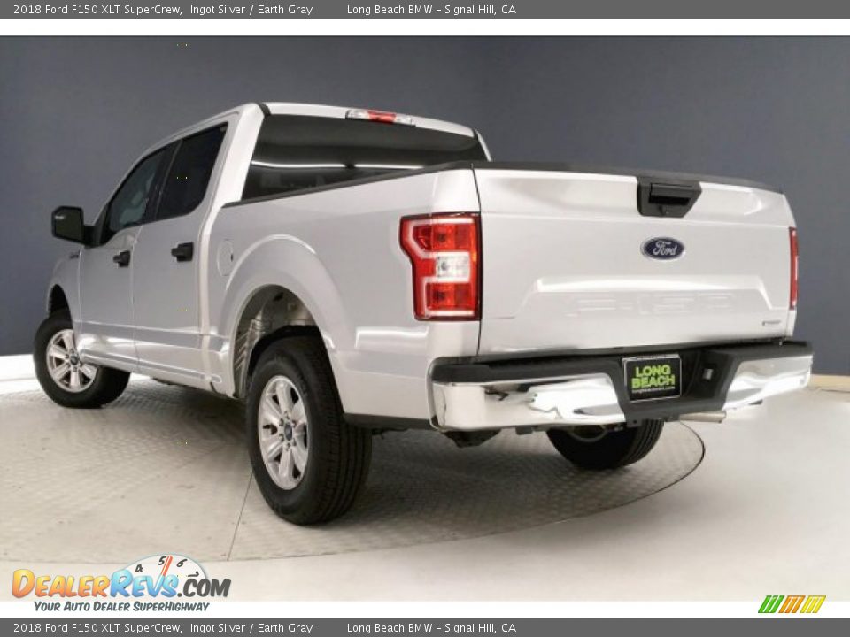 2018 Ford F150 XLT SuperCrew Ingot Silver / Earth Gray Photo #10