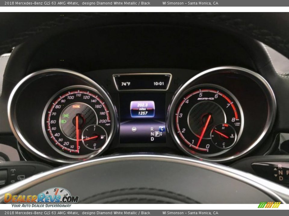 2018 Mercedes-Benz GLS 63 AMG 4Matic designo Diamond White Metallic / Black Photo #20