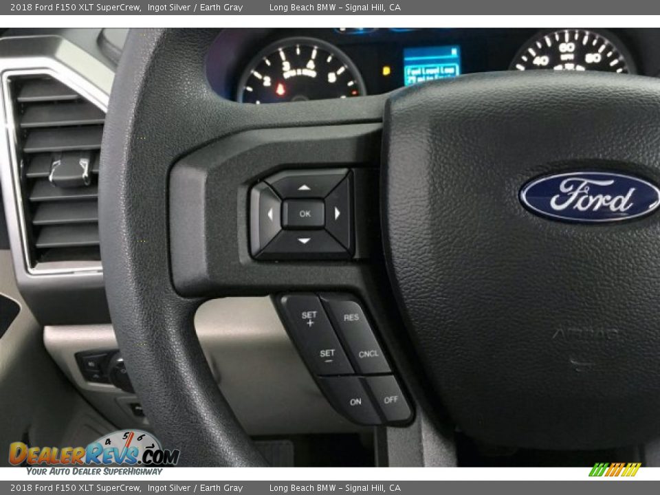 2018 Ford F150 XLT SuperCrew Ingot Silver / Earth Gray Photo #14