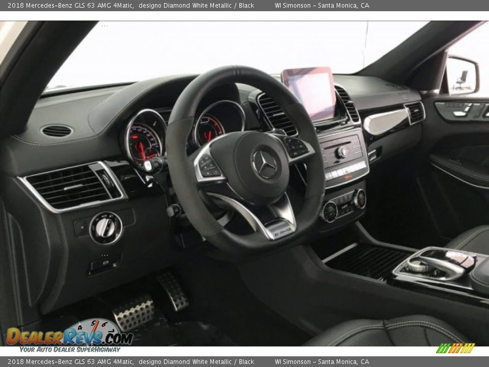 2018 Mercedes-Benz GLS 63 AMG 4Matic designo Diamond White Metallic / Black Photo #22