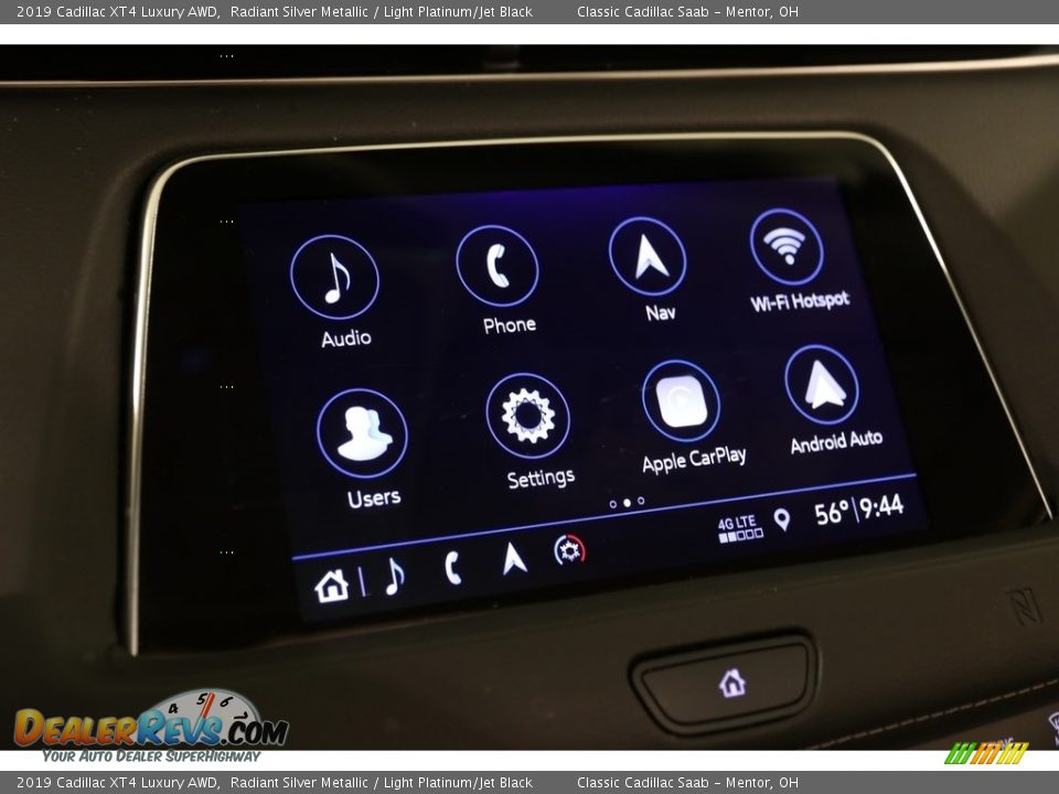 2019 Cadillac XT4 Luxury AWD Radiant Silver Metallic / Light Platinum/Jet Black Photo #11
