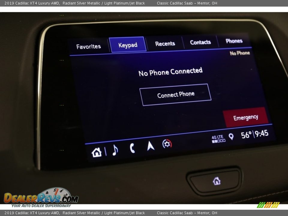 2019 Cadillac XT4 Luxury AWD Radiant Silver Metallic / Light Platinum/Jet Black Photo #13