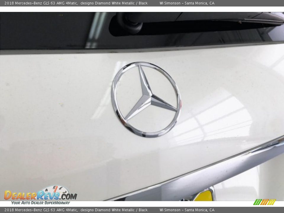 2018 Mercedes-Benz GLS 63 AMG 4Matic designo Diamond White Metallic / Black Photo #27