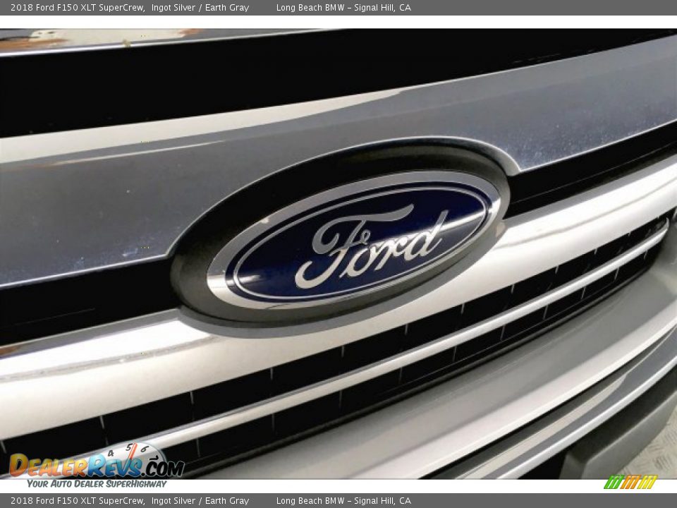 2018 Ford F150 XLT SuperCrew Ingot Silver / Earth Gray Photo #28