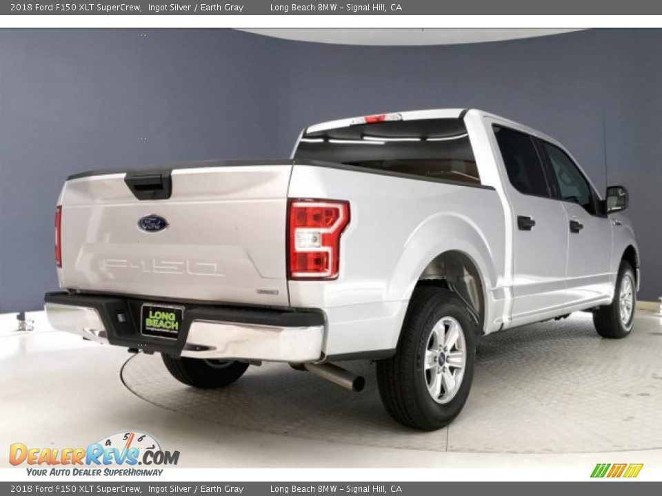 2018 Ford F150 XLT SuperCrew Ingot Silver / Earth Gray Photo #29