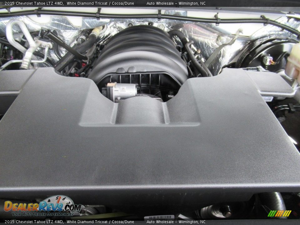 2015 Chevrolet Tahoe LTZ 4WD White Diamond Tricoat / Cocoa/Dune Photo #6