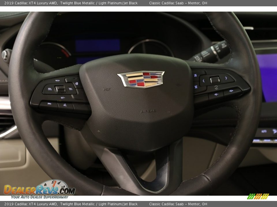 2019 Cadillac XT4 Luxury AWD Twilight Blue Metallic / Light Platinum/Jet Black Photo #7