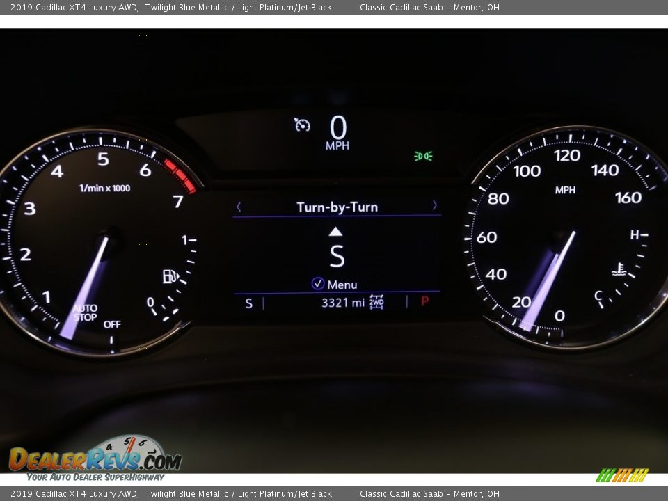 2019 Cadillac XT4 Luxury AWD Twilight Blue Metallic / Light Platinum/Jet Black Photo #8