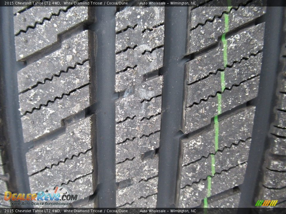 2015 Chevrolet Tahoe LTZ 4WD White Diamond Tricoat / Cocoa/Dune Photo #9