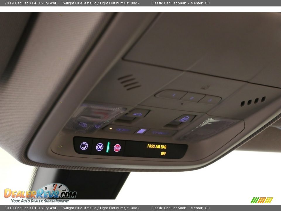 2019 Cadillac XT4 Luxury AWD Twilight Blue Metallic / Light Platinum/Jet Black Photo #9