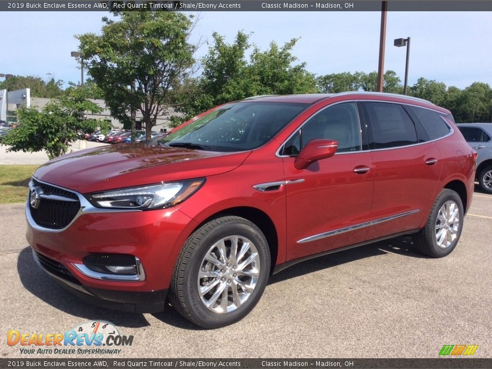 2019 Buick Enclave Essence AWD Red Quartz Tintcoat / Shale/Ebony Accents Photo #3