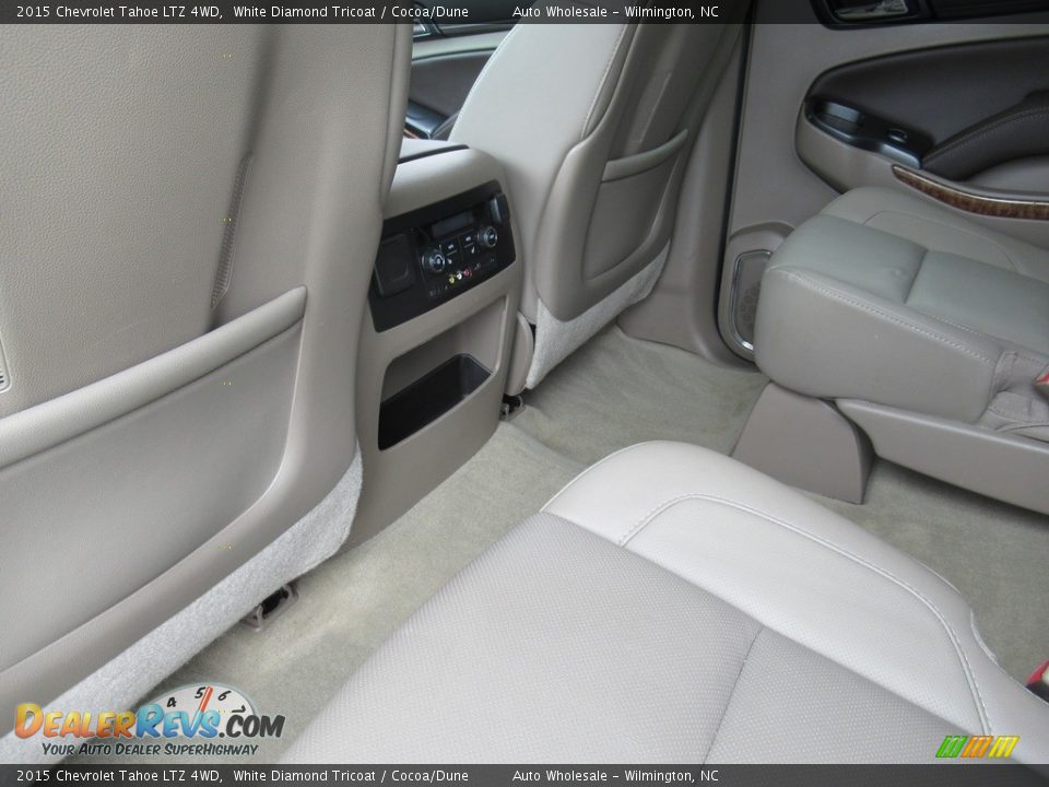 2015 Chevrolet Tahoe LTZ 4WD White Diamond Tricoat / Cocoa/Dune Photo #11