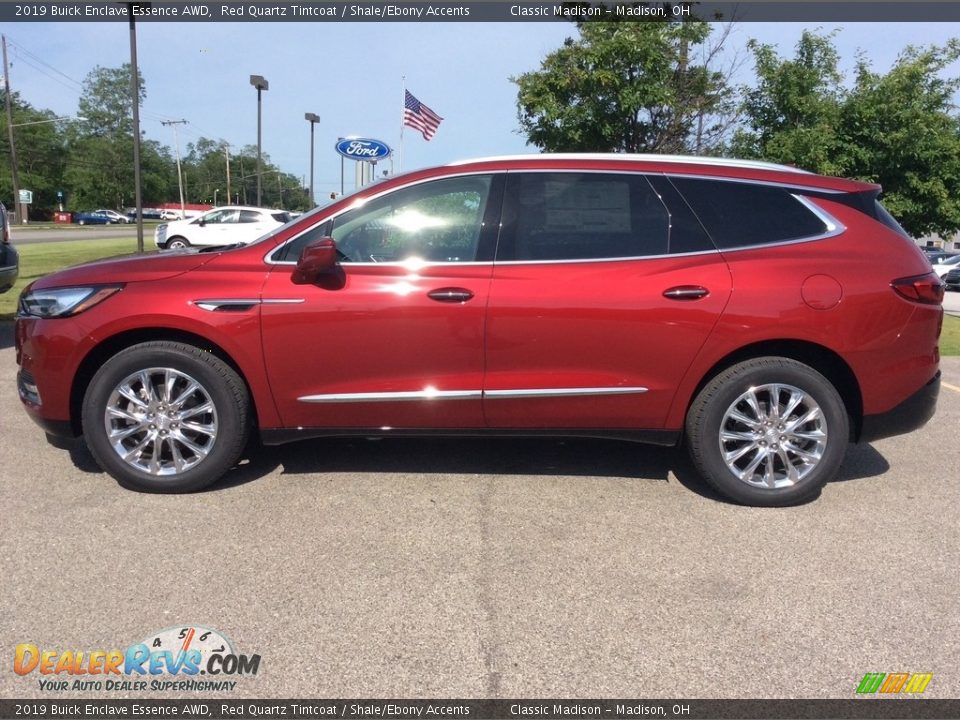 2019 Buick Enclave Essence AWD Red Quartz Tintcoat / Shale/Ebony Accents Photo #4