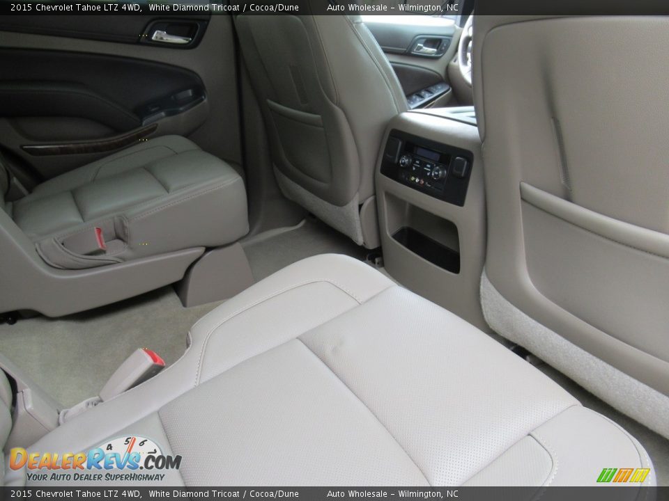 2015 Chevrolet Tahoe LTZ 4WD White Diamond Tricoat / Cocoa/Dune Photo #13