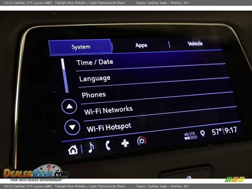 2019 Cadillac XT4 Luxury AWD Twilight Blue Metallic / Light Platinum/Jet Black Photo #14