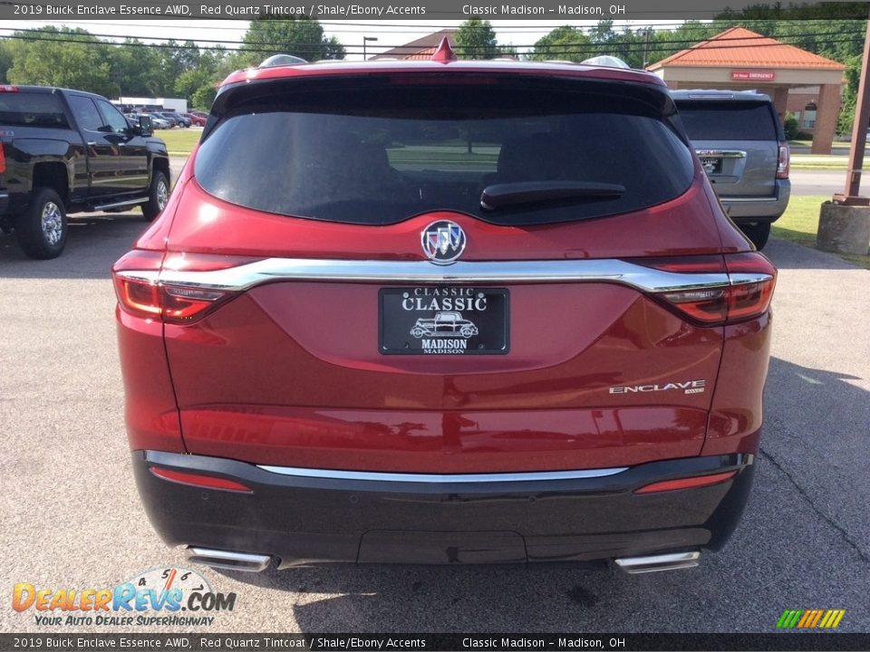 2019 Buick Enclave Essence AWD Red Quartz Tintcoat / Shale/Ebony Accents Photo #6