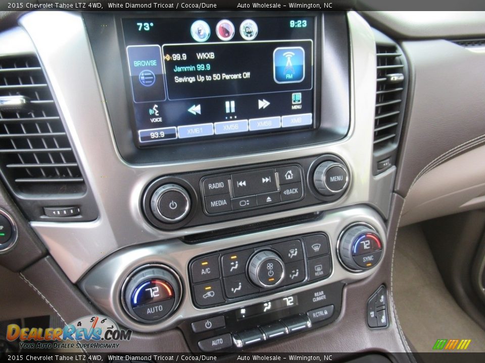 2015 Chevrolet Tahoe LTZ 4WD White Diamond Tricoat / Cocoa/Dune Photo #18