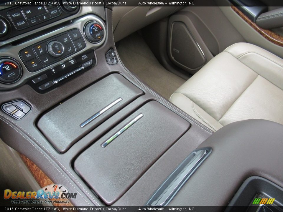 2015 Chevrolet Tahoe LTZ 4WD White Diamond Tricoat / Cocoa/Dune Photo #20