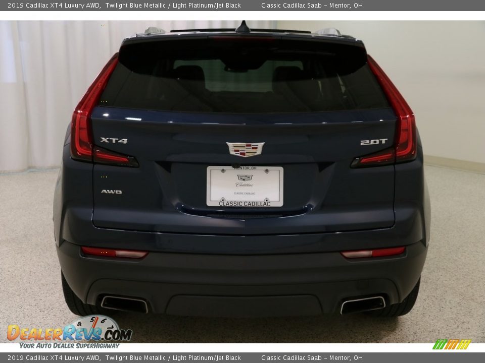 2019 Cadillac XT4 Luxury AWD Twilight Blue Metallic / Light Platinum/Jet Black Photo #25