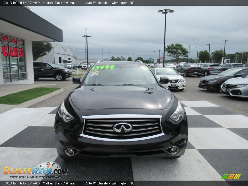 2013 Infiniti FX 37 AWD Malbec Black / Wheat Photo #2
