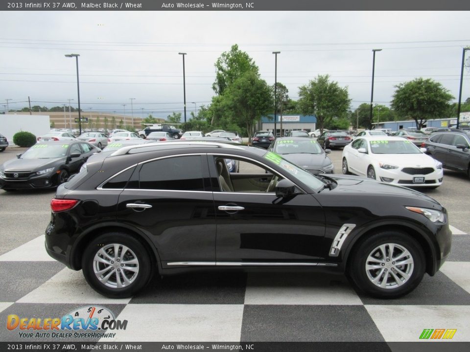 2013 Infiniti FX 37 AWD Malbec Black / Wheat Photo #3