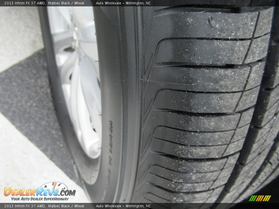 2013 Infiniti FX 37 AWD Malbec Black / Wheat Photo #8