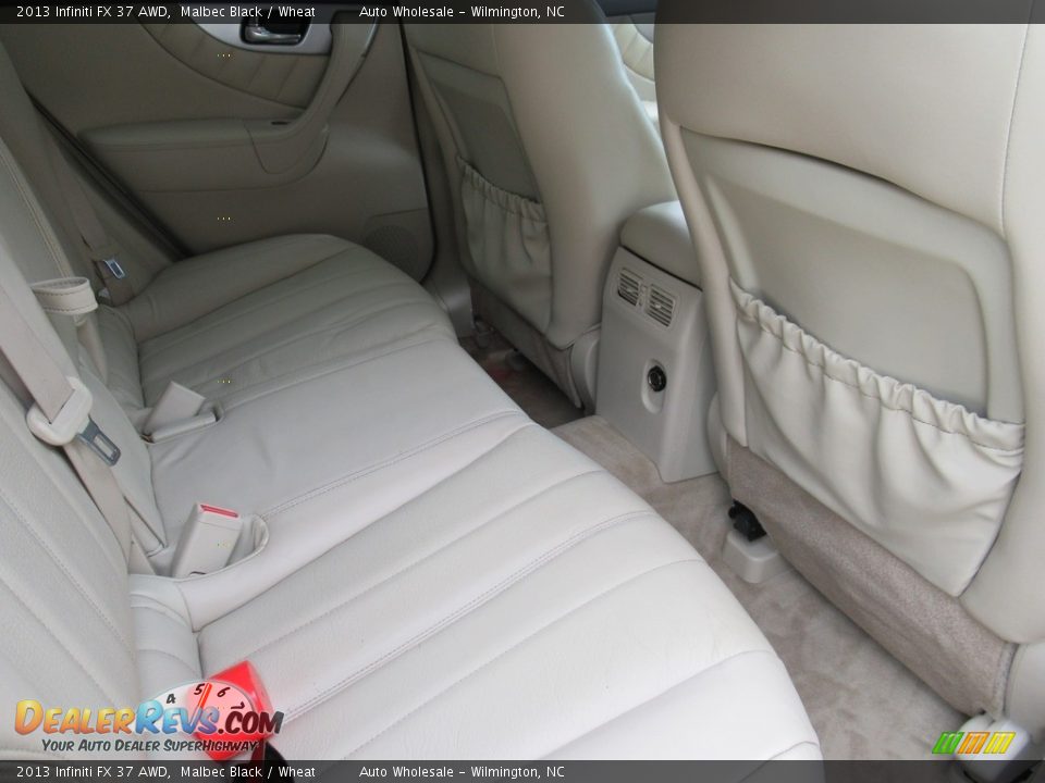 2013 Infiniti FX 37 AWD Malbec Black / Wheat Photo #13