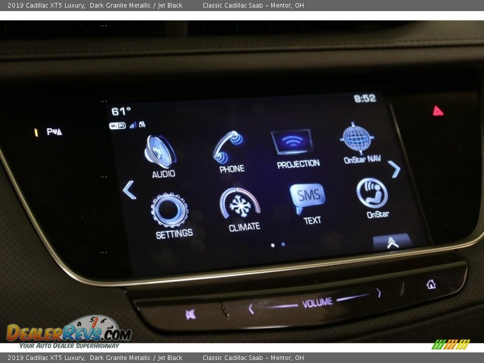 2019 Cadillac XT5 Luxury Dark Granite Metallic / Jet Black Photo #12