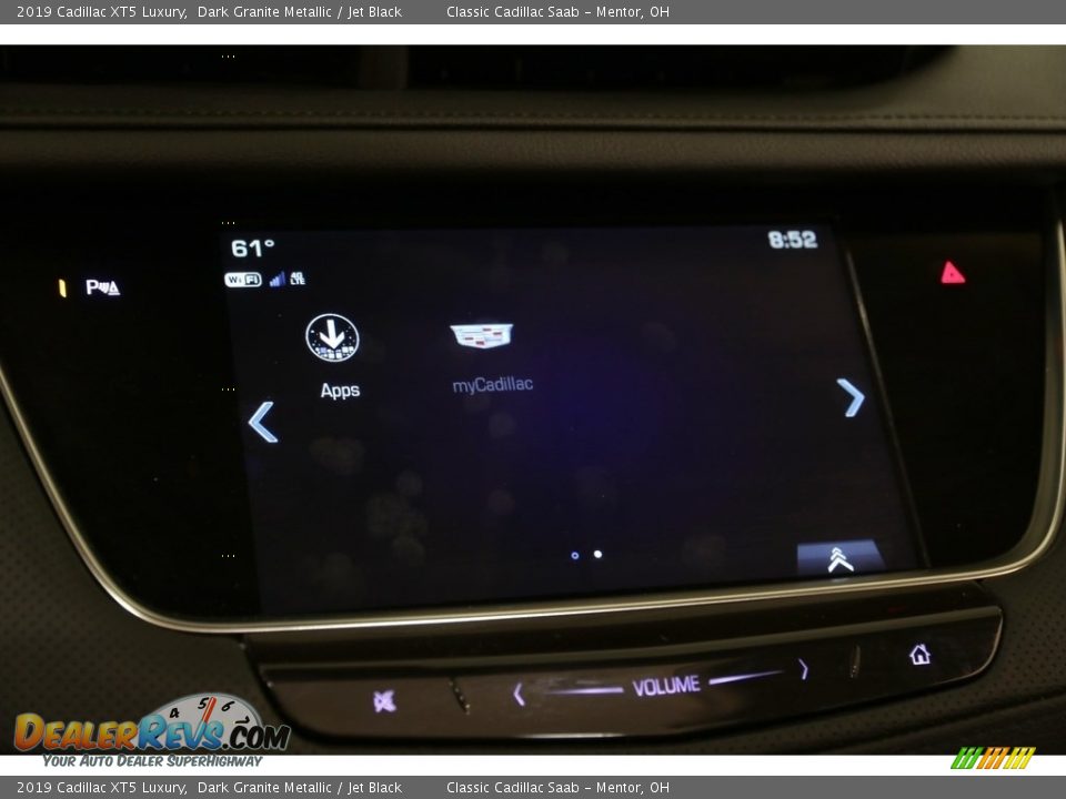 2019 Cadillac XT5 Luxury Dark Granite Metallic / Jet Black Photo #13