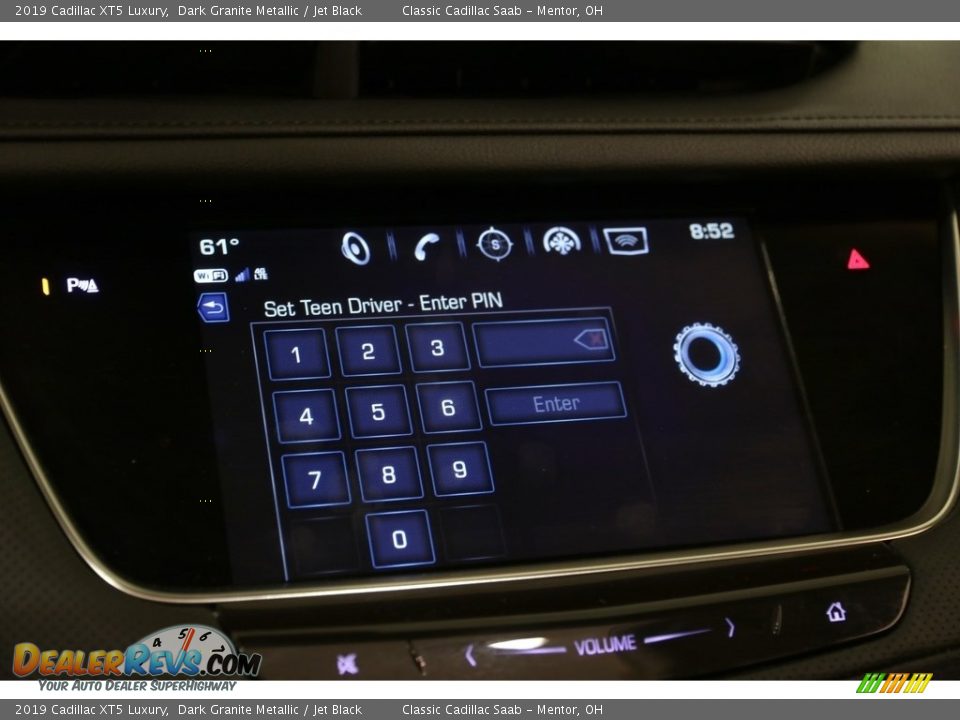 2019 Cadillac XT5 Luxury Dark Granite Metallic / Jet Black Photo #18