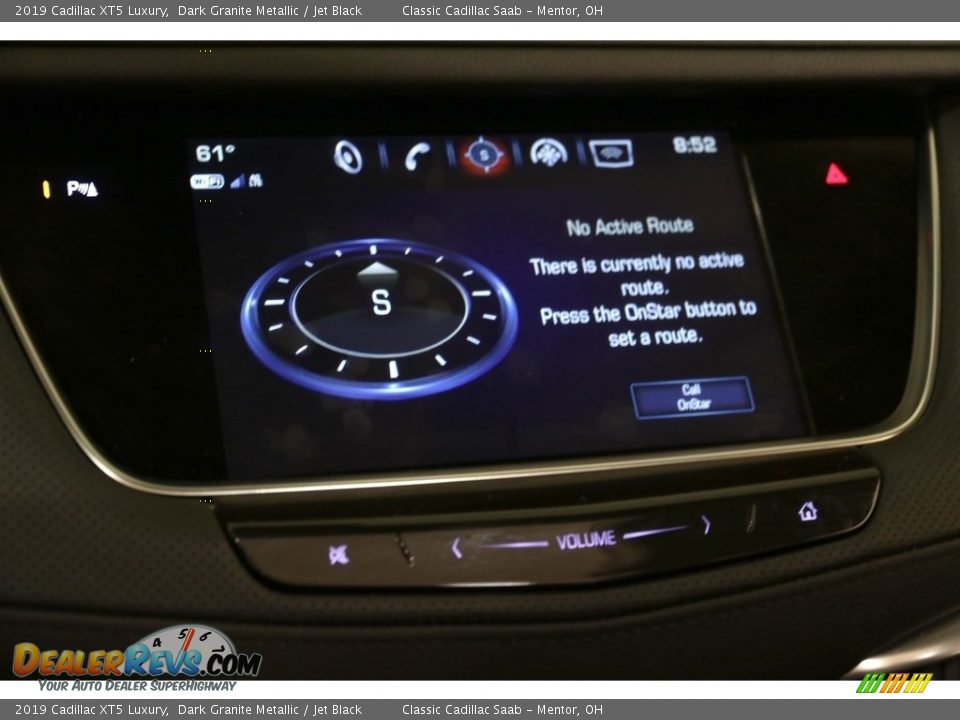 2019 Cadillac XT5 Luxury Dark Granite Metallic / Jet Black Photo #19