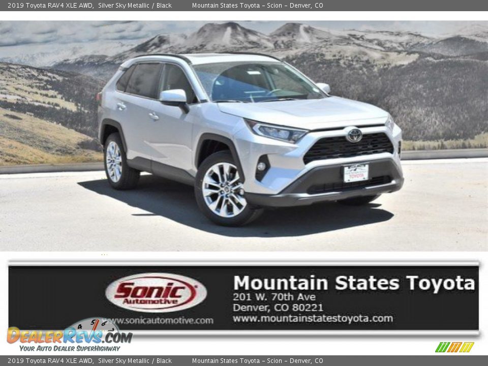 2019 Toyota RAV4 XLE AWD Silver Sky Metallic / Black Photo #1