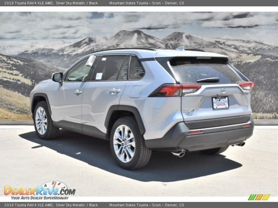 2019 Toyota RAV4 XLE AWD Silver Sky Metallic / Black Photo #3