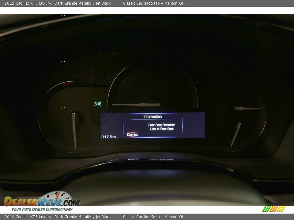 2019 Cadillac XT5 Luxury Dark Granite Metallic / Jet Black Photo #28