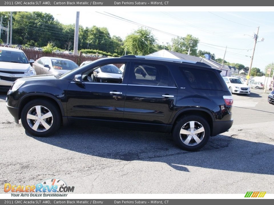 2011 GMC Acadia SLT AWD Carbon Black Metallic / Ebony Photo #8