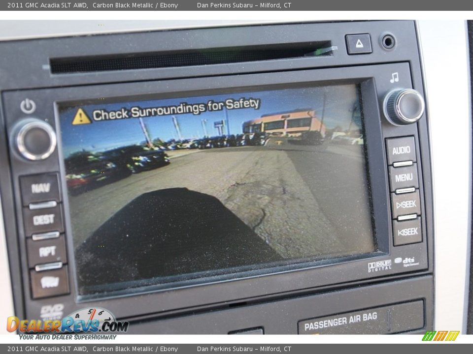 2011 GMC Acadia SLT AWD Carbon Black Metallic / Ebony Photo #20
