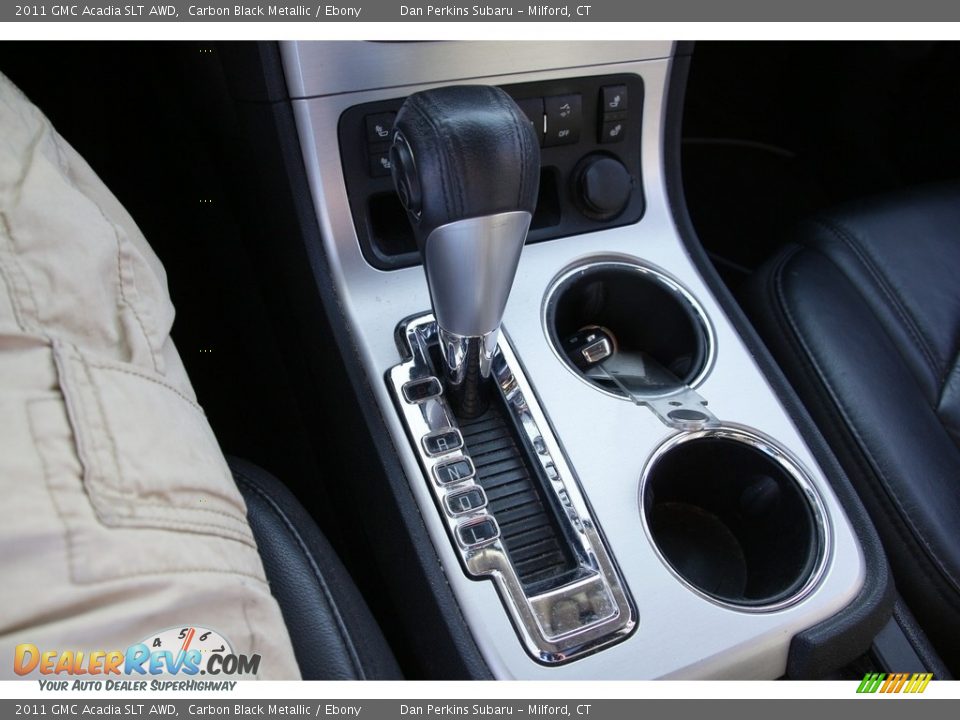 2011 GMC Acadia SLT AWD Carbon Black Metallic / Ebony Photo #21