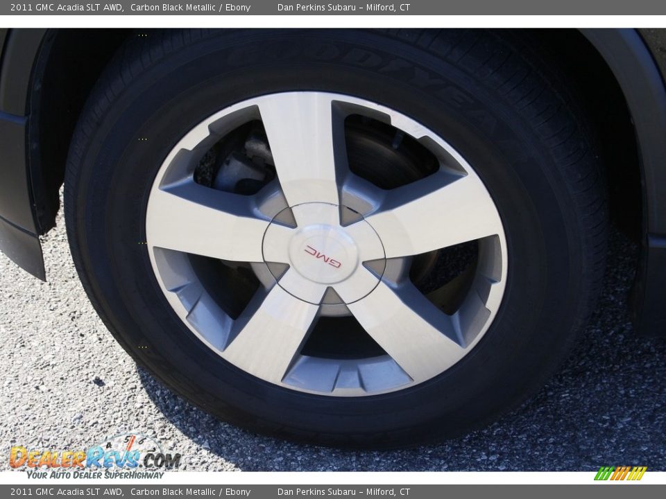 2011 GMC Acadia SLT AWD Carbon Black Metallic / Ebony Photo #22
