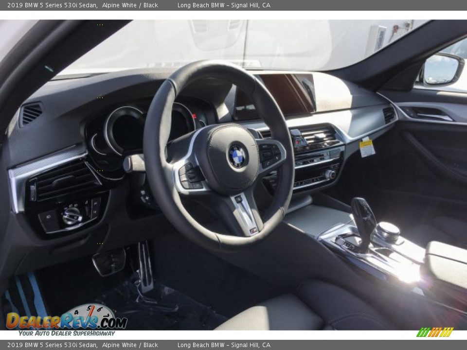 2019 BMW 5 Series 530i Sedan Alpine White / Black Photo #4