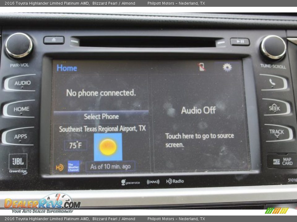 2016 Toyota Highlander Limited Platinum AWD Blizzard Pearl / Almond Photo #16