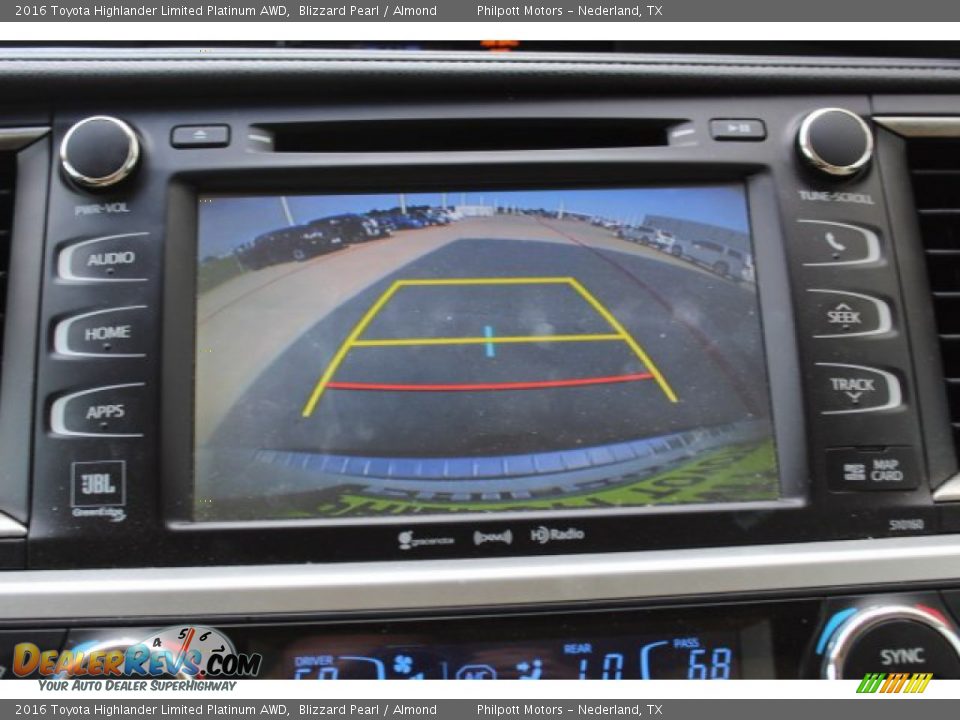 2016 Toyota Highlander Limited Platinum AWD Blizzard Pearl / Almond Photo #18