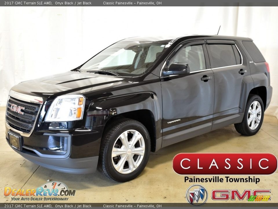 2017 GMC Terrain SLE AWD Onyx Black / Jet Black Photo #1