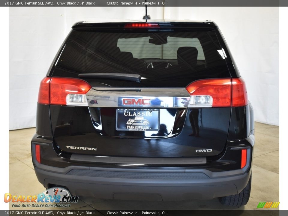 2017 GMC Terrain SLE AWD Onyx Black / Jet Black Photo #3